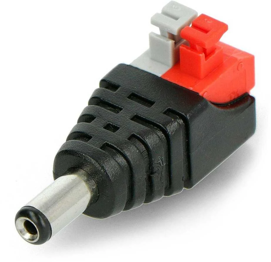 Oem DC kištukas 5.5 x 2.1mm su greita jungtimi ir mygtukais
