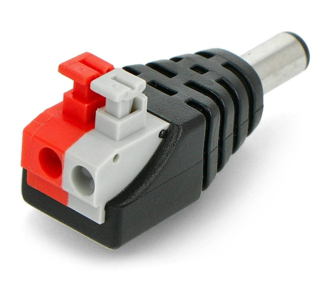 Oem DC kištukas 5.5 x 2.1mm su greita jungtimi ir mygtukais