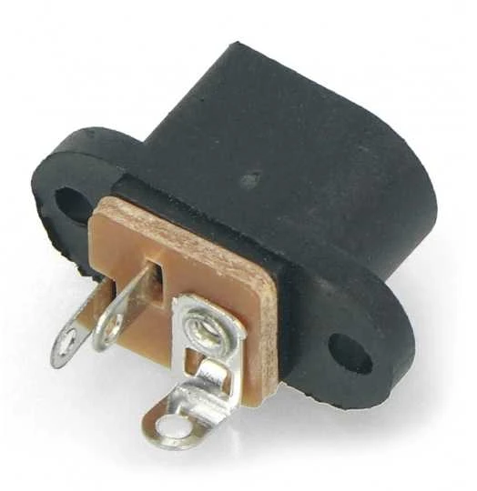 DC maitinimo lizdas 5.5x2.1mm su kontaktiniais gnybtais