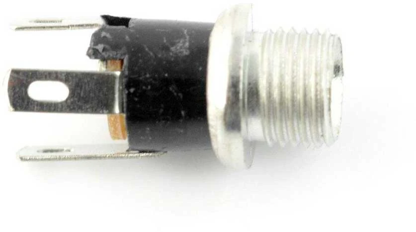 DC 5.5x2.5mm lizdas su srieginiu tvirtinimu