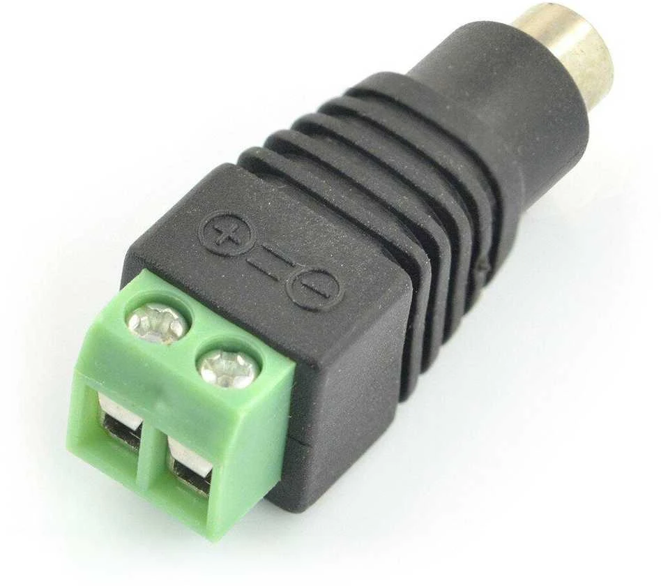 DC 5.5x2.5mm lizdas su varžtine jungtimi
