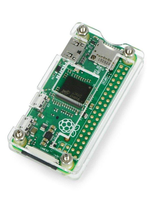 Oem Dėklas, skirtas Raspberry Pi Zero V1.3 - atviras - skaidrus