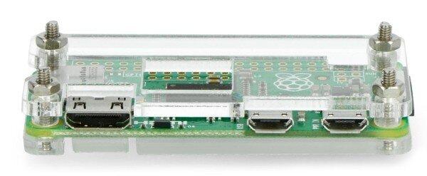 Oem Dėklas, skirtas Raspberry Pi Zero V1.3 - atviras - skaidrus