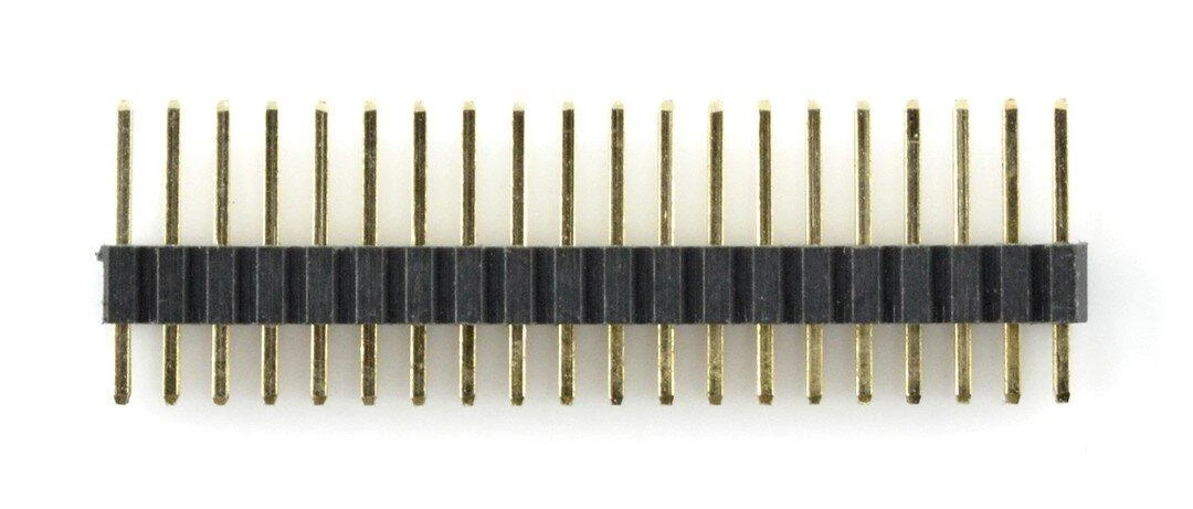Goldpin kištukas 1.27mm su auksuotais kontaktais