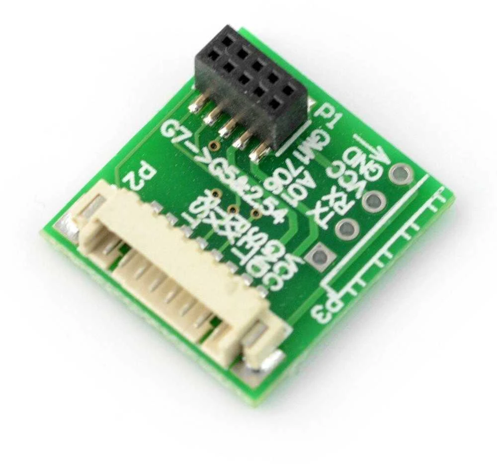 PMS7003 jutiklio adapteris su IDC ir JST jungtimis