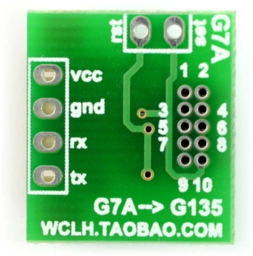 Žalia PCB adapterio plokštė jutikliui