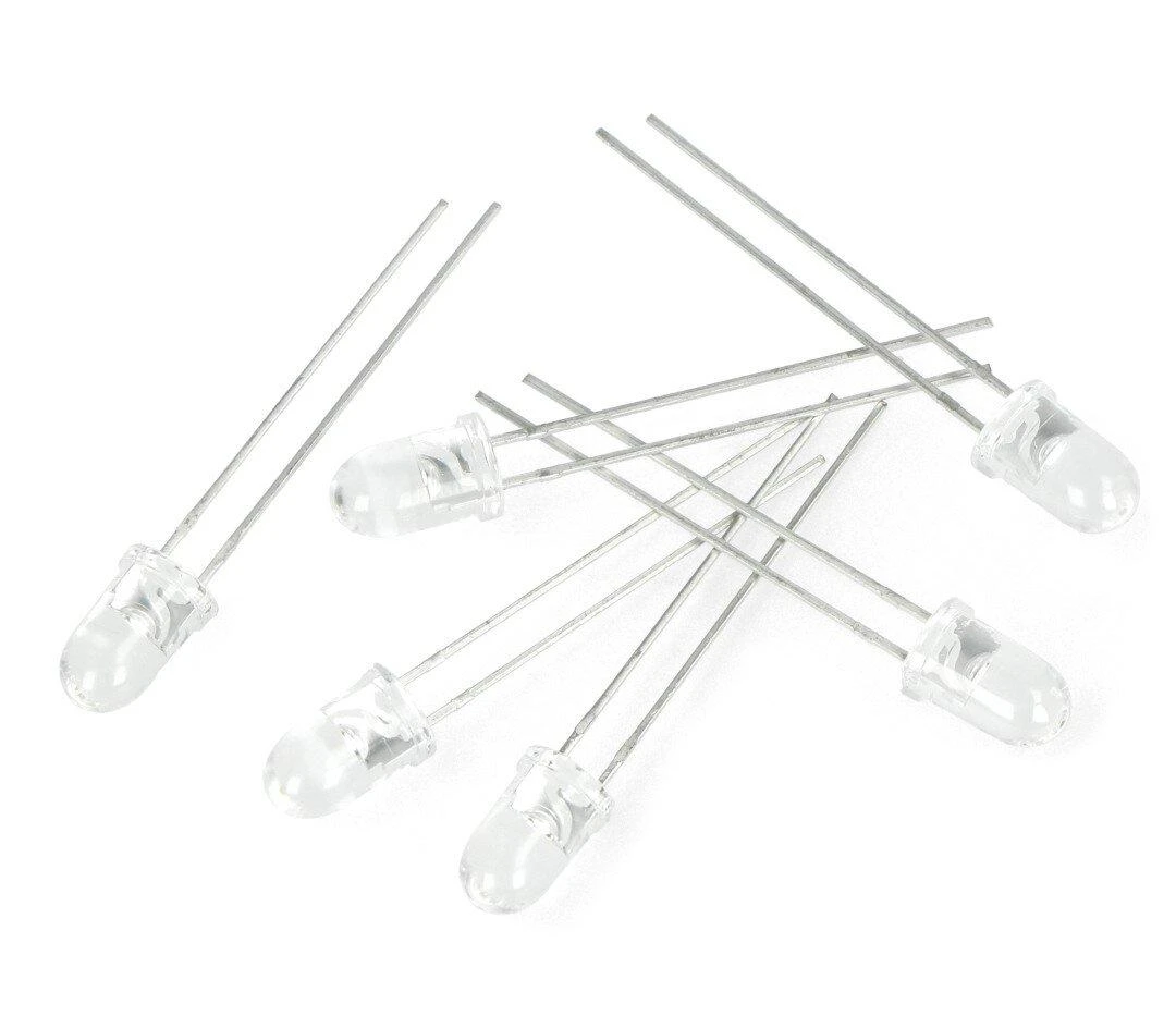 SFH4550 IR diodai, 5mm skaidrūs siųstuvai