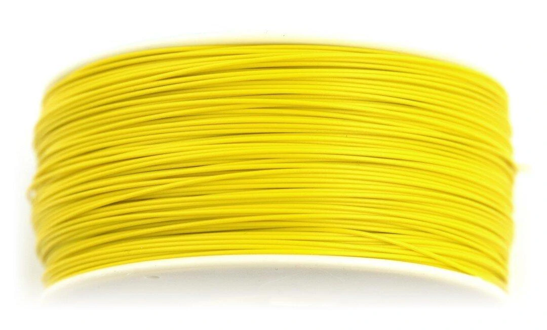 Geltona 30AWG vielos ritė, PVC izoliuota