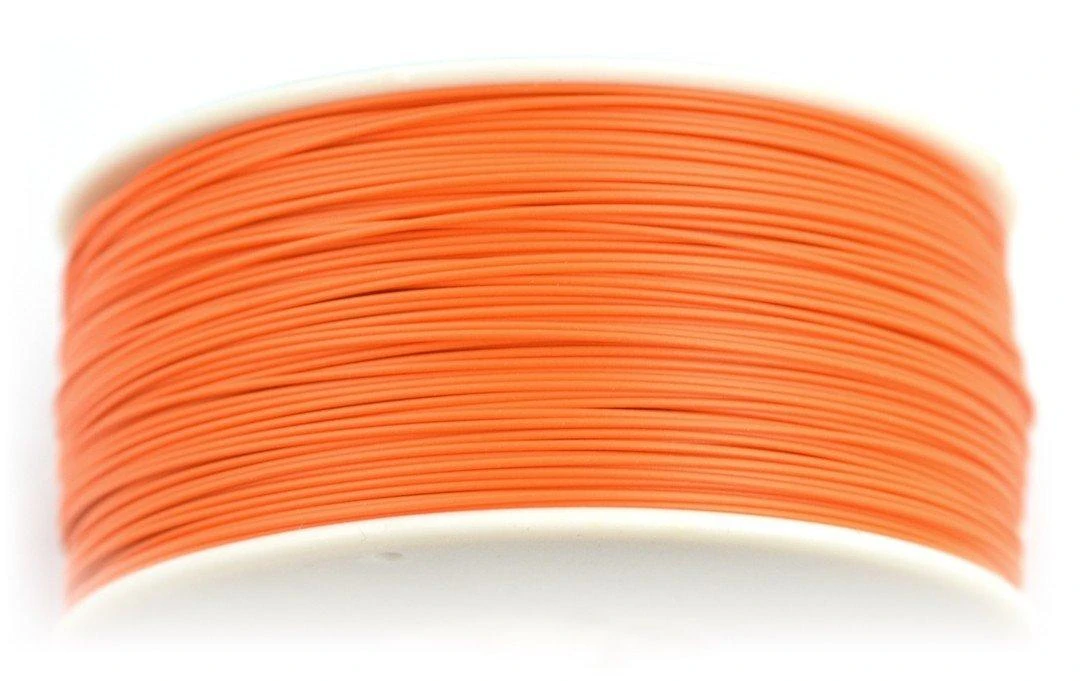 Oranžinė 30AWG montažinė viela ritėje