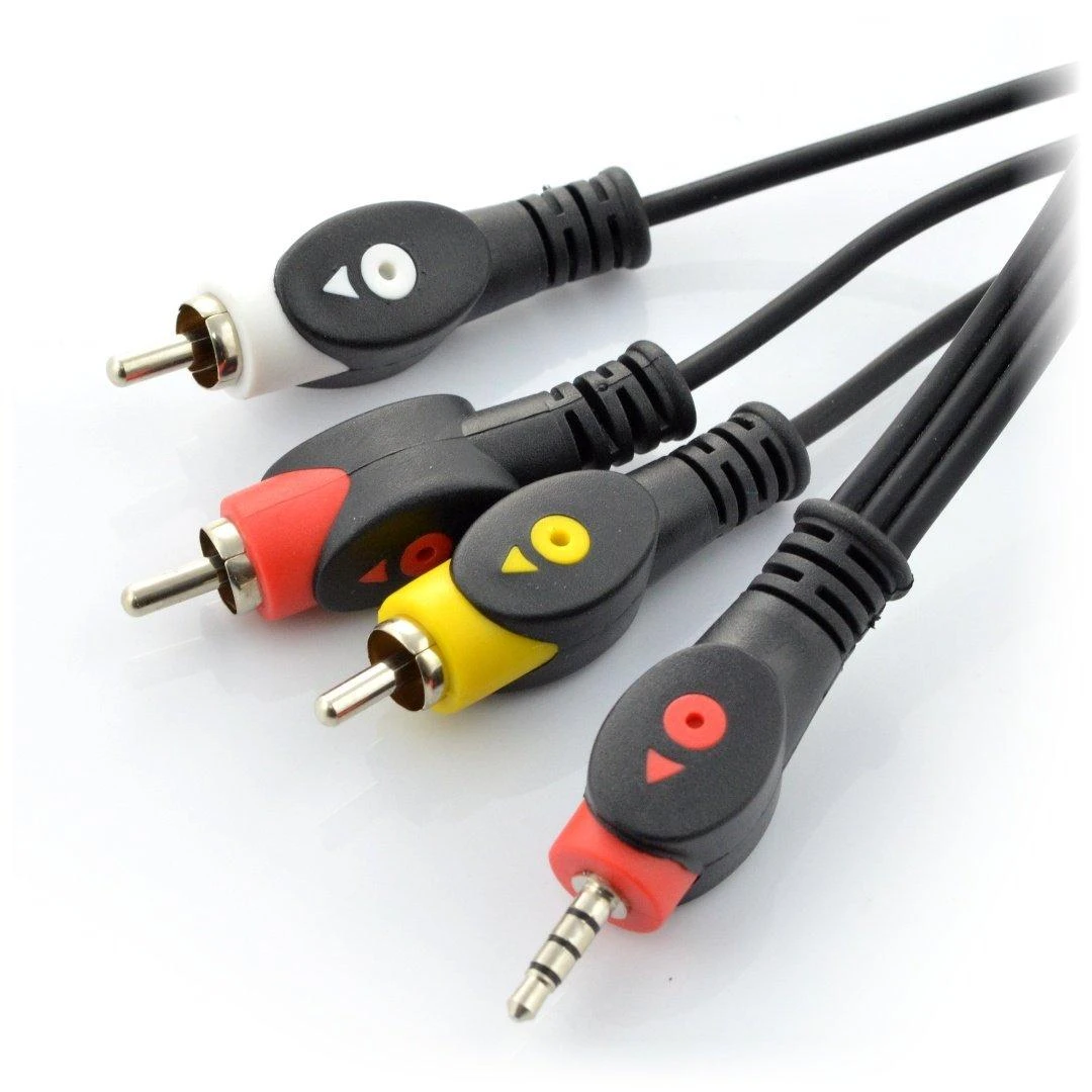RCA į 3.5mm jungčių komplektas