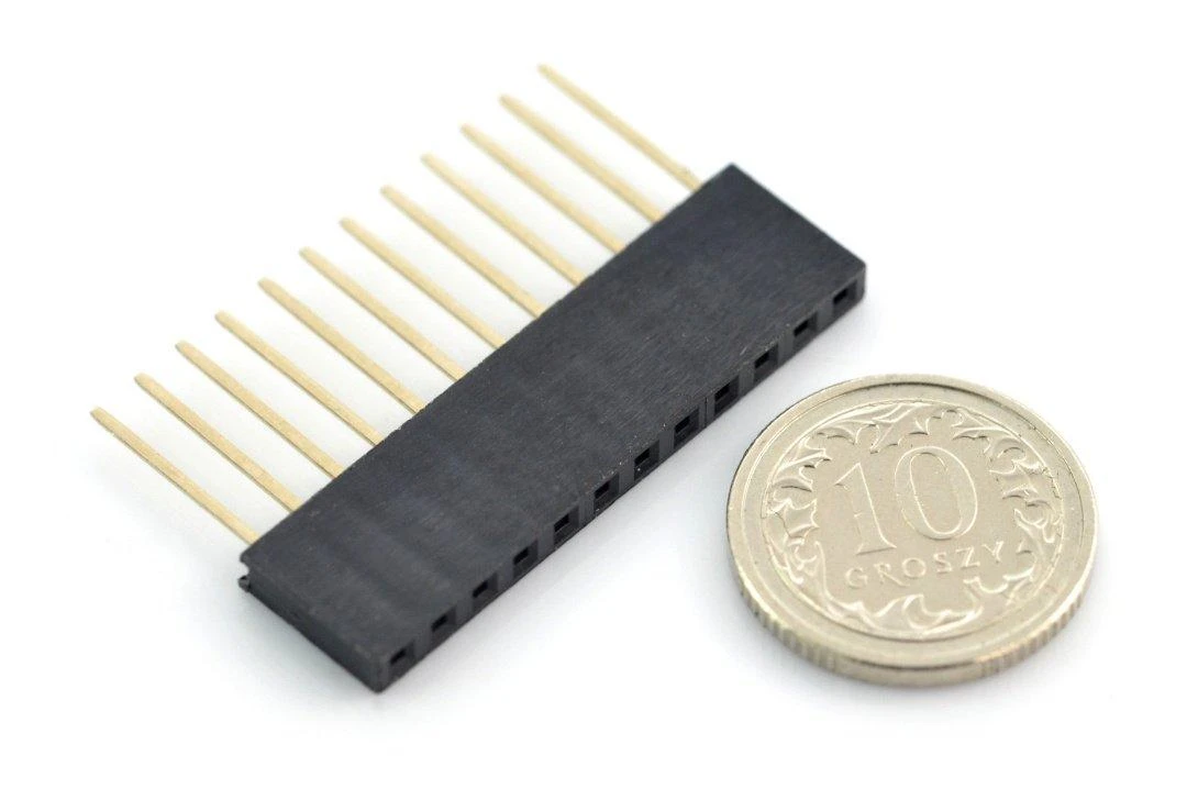 Oem Karpomas lizdas 1x12 kaiščių 2.54mm - vertikalus ilgas