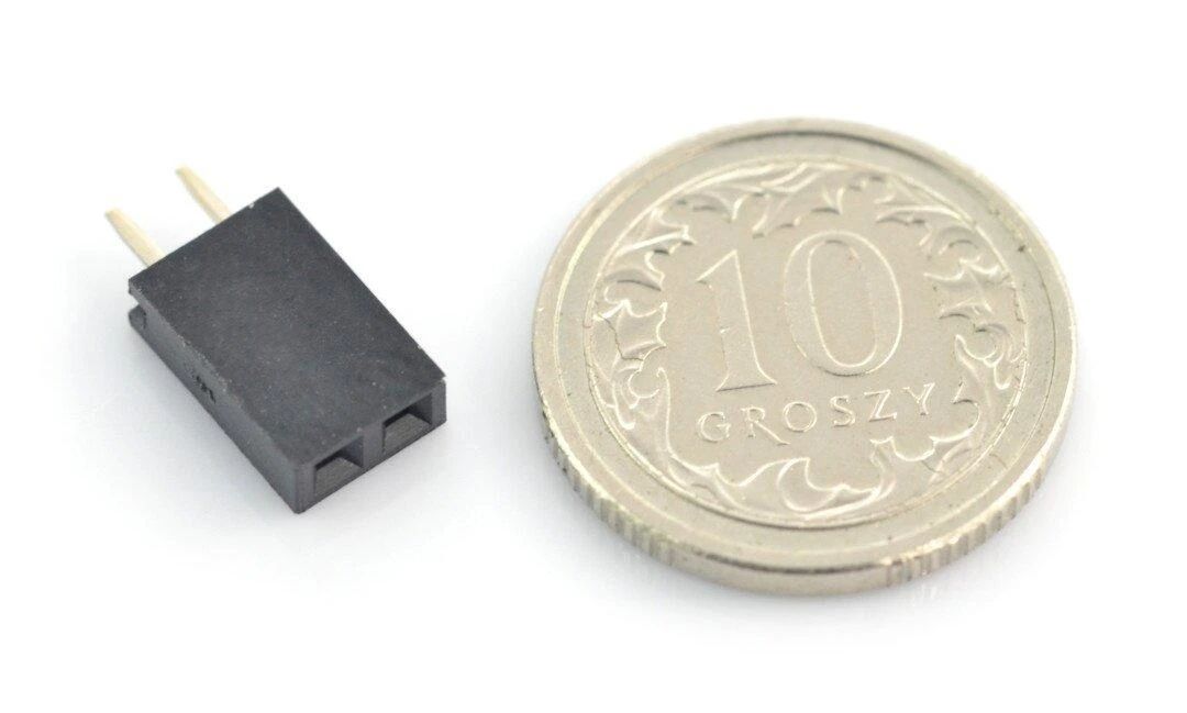 Oem Karpomas lizdas 1x2 kaiščių tiesus 2.54mm - vertikalus