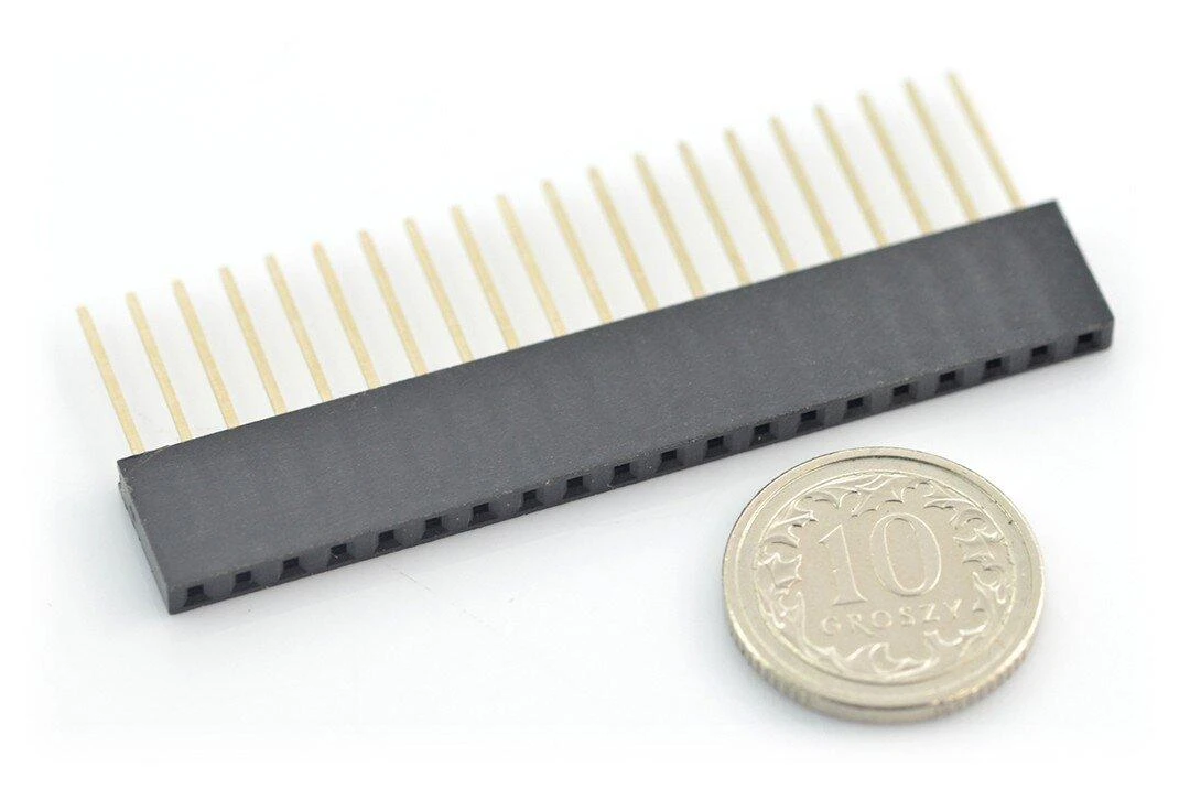 Oem Karpomas lizdas 1x20 kaiščių tiesus 2.54mm - vertikalus ilgas