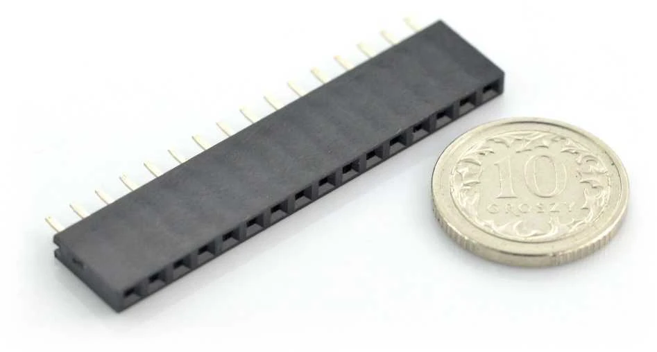Oem Karpomas lizdas tiesus 1x16 kaiščių 2.54mm - vertikalus