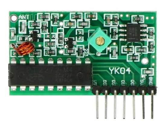 Oem Keturių kanalų 433 MHz radijo modulis + nuotolinio valdymo pultas