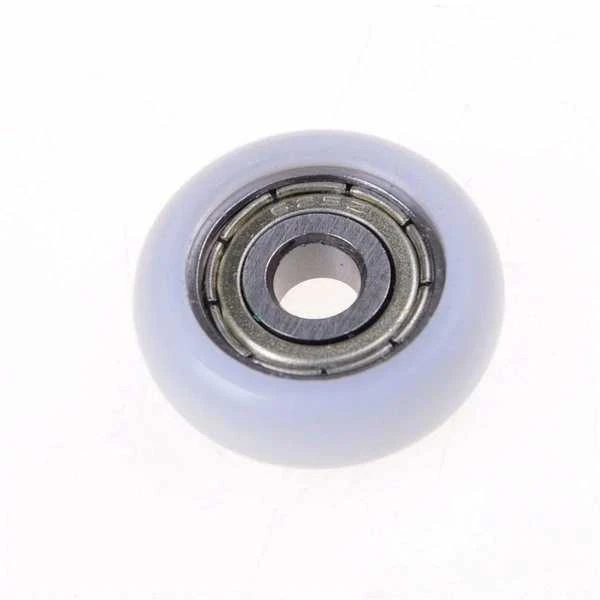 Oem Kreipiantis ratas 5x23x7mm - baltas - 5mm ašis - guolio ritinėlis - 3D spausdintuvams