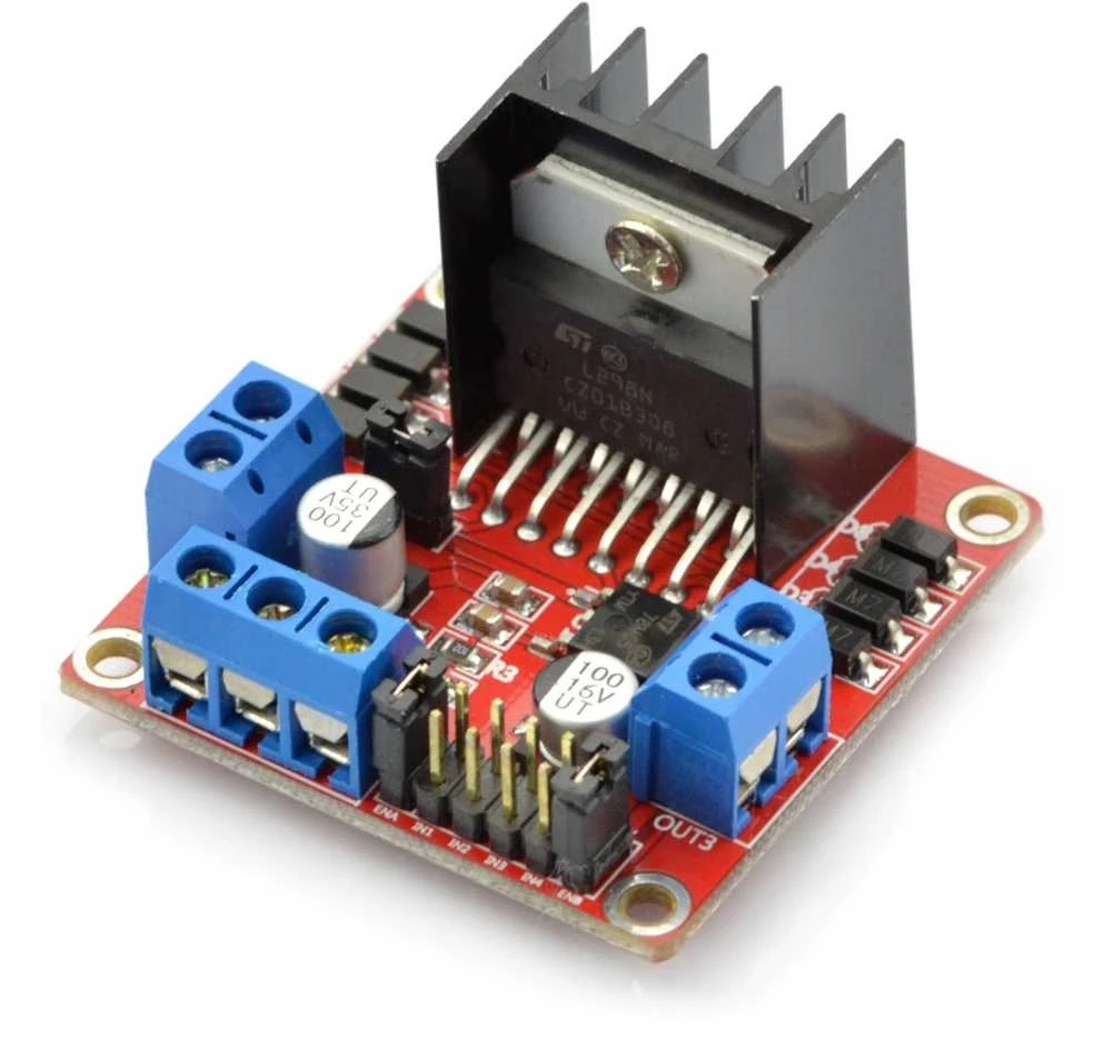 Oem L298N - dviejų kanalų variklio valdiklis - 12V/2A modulis