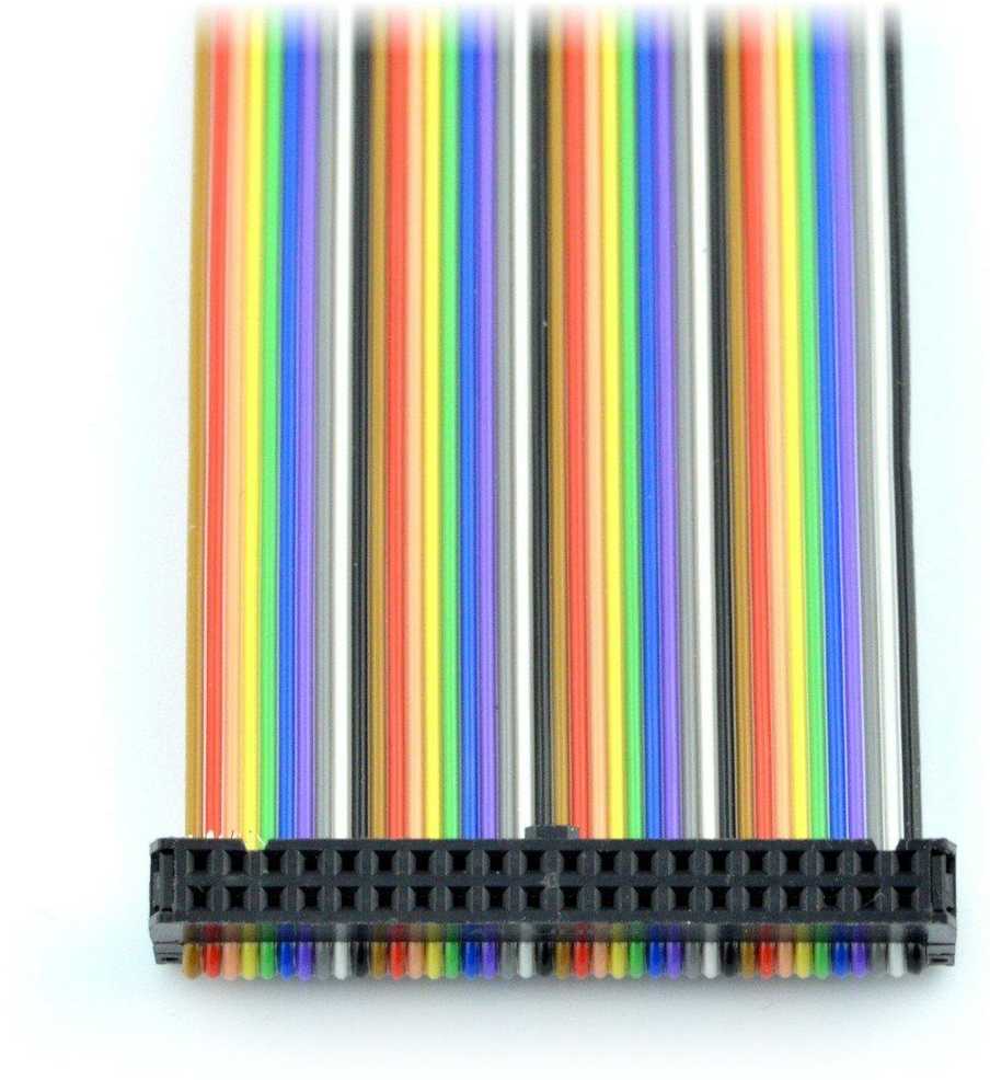 Oem Laidas IDC 40 kontaktų lizdas-lizdas 40cm Raspberry Pi 4B/3B+/3B/2B