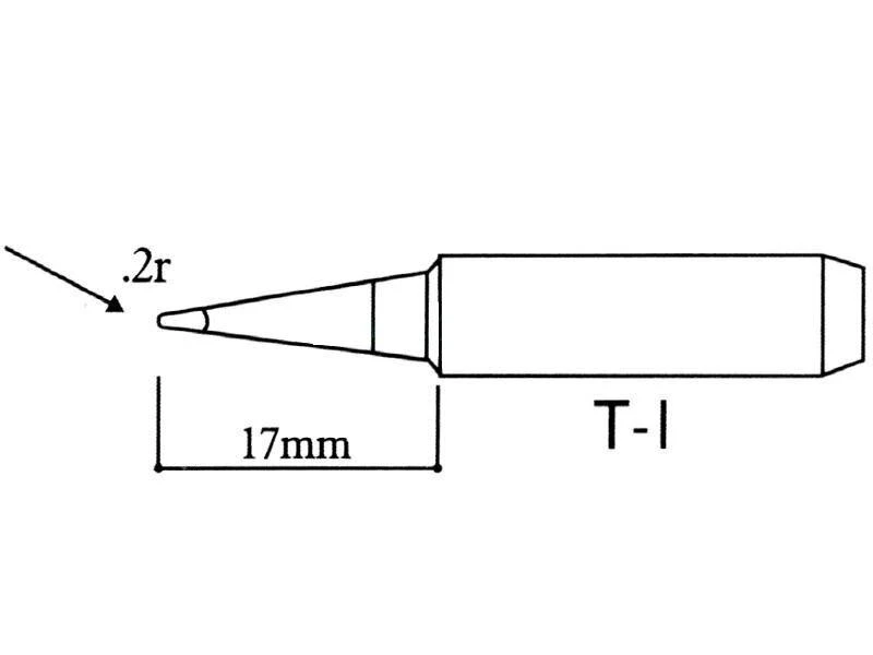 Oem Litavimo stoties antgalis - T-I tipas