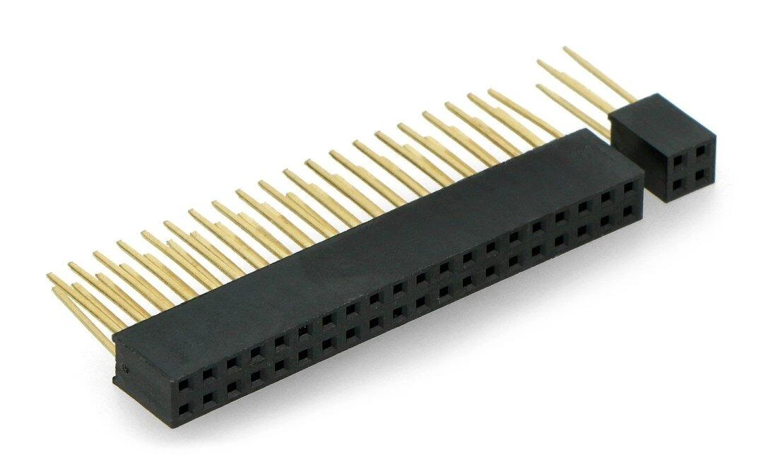 Raspberry Pi prailginimo jungtys 2x20 ir 2x2