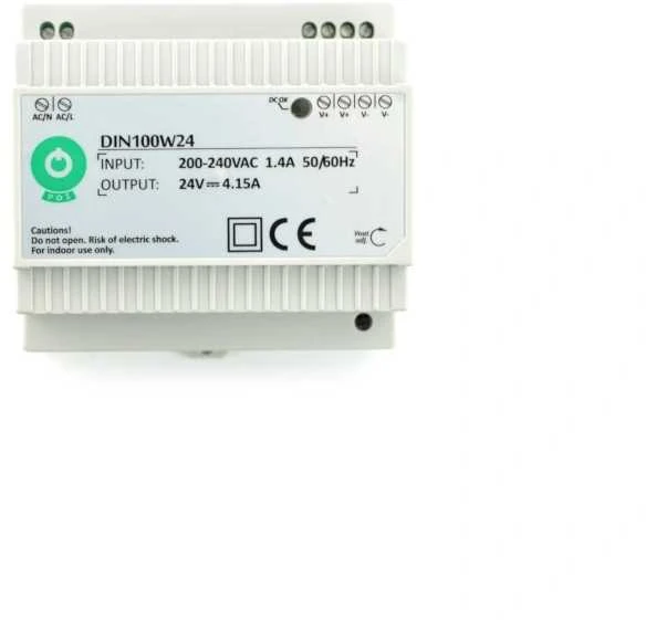 Mojeledy Oem Maitinimo šaltinis DIN100W24 montuojamas ant DIN bėgelio 24V 4.15A 100W