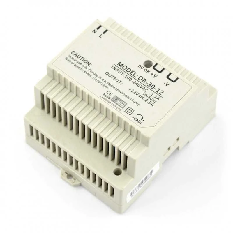 Mojeledy 30W LED Maitinimo šaltinis POS DIN30W12