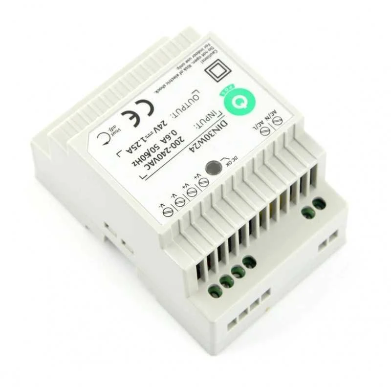Oem Maitinimo šaltinis DIN30W24 tvirtinamas ant DIN bėgio 24V 1.25A 30W