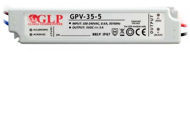 Oem Maitinimo šaltinis LPV-35-5 5V 5A 25W IP67