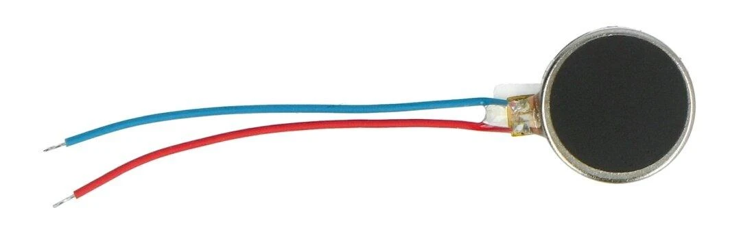 Mini vibracinis variklis su laidais 10x2mm