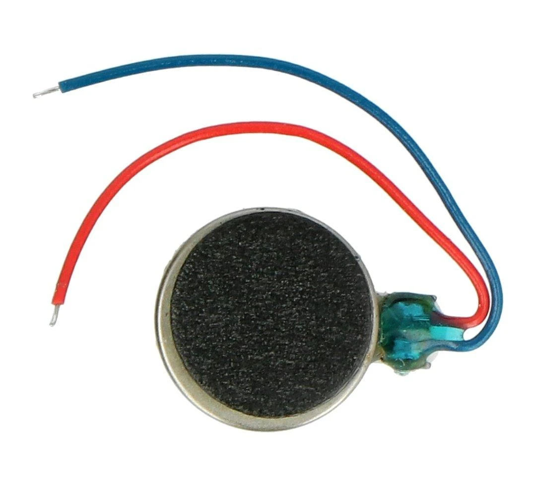 Mini vibracinis variklis 10x3mm su laidais