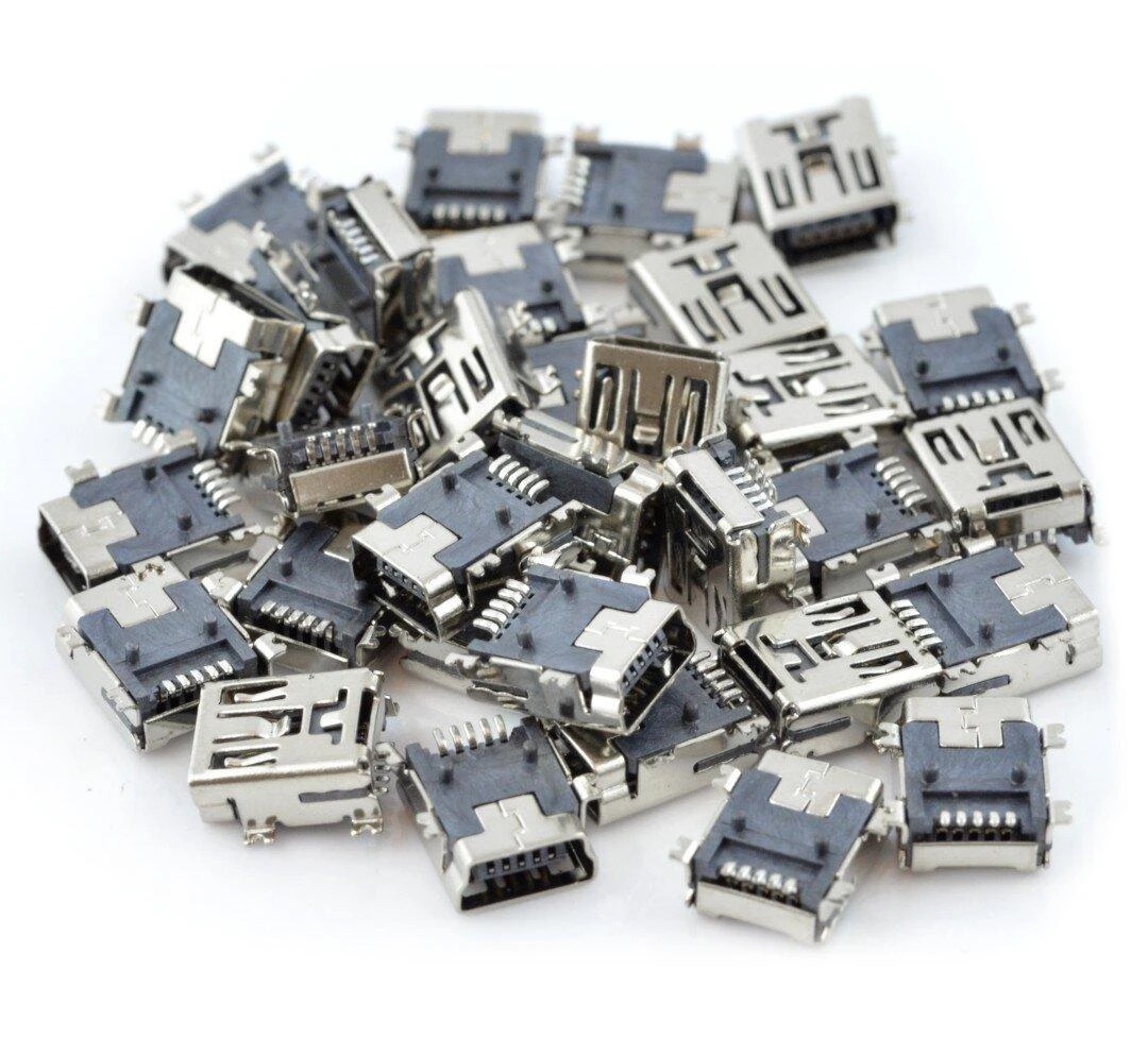 Oem MiniUSB B lizdas - SMD