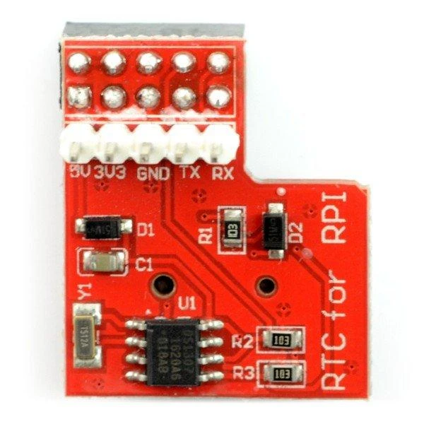 RTC DS1307 plokštė Raspberry Pi su kontaktų lizdu