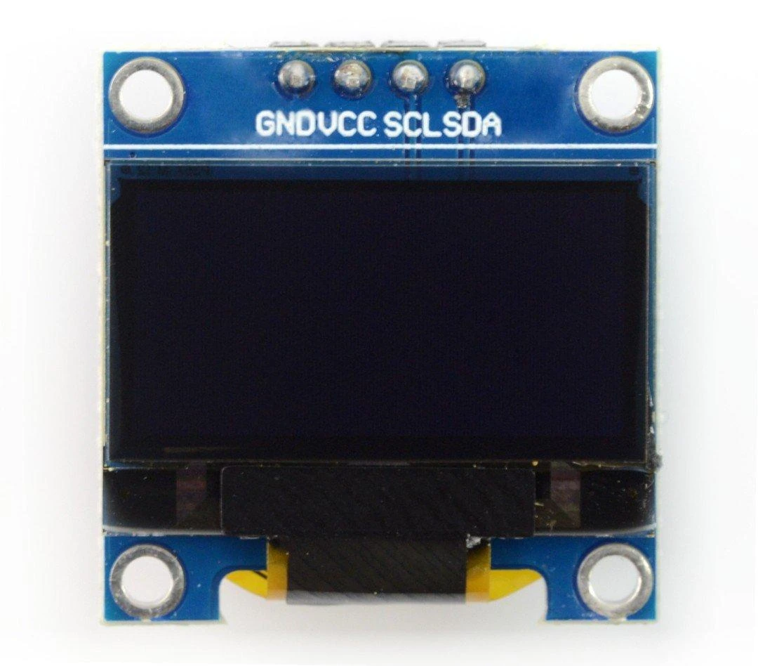 OLED ekranėlis 0.96 su keturiais I2C jungties kontaktais
