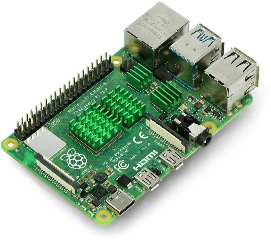 Oem Radiatorių rinkinys, skirtas Raspberry Pi - su šilumos perdavimo juosta - žali - 4 vnt