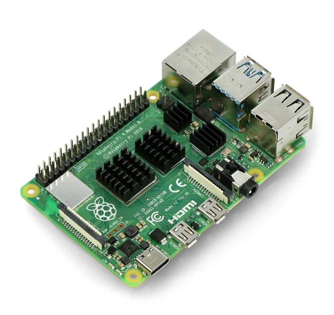 Oem Radiatorių rinkinys, skirtas Raspberry Pi - su šilumos perdavimo juosta - juodi - 4 vnt