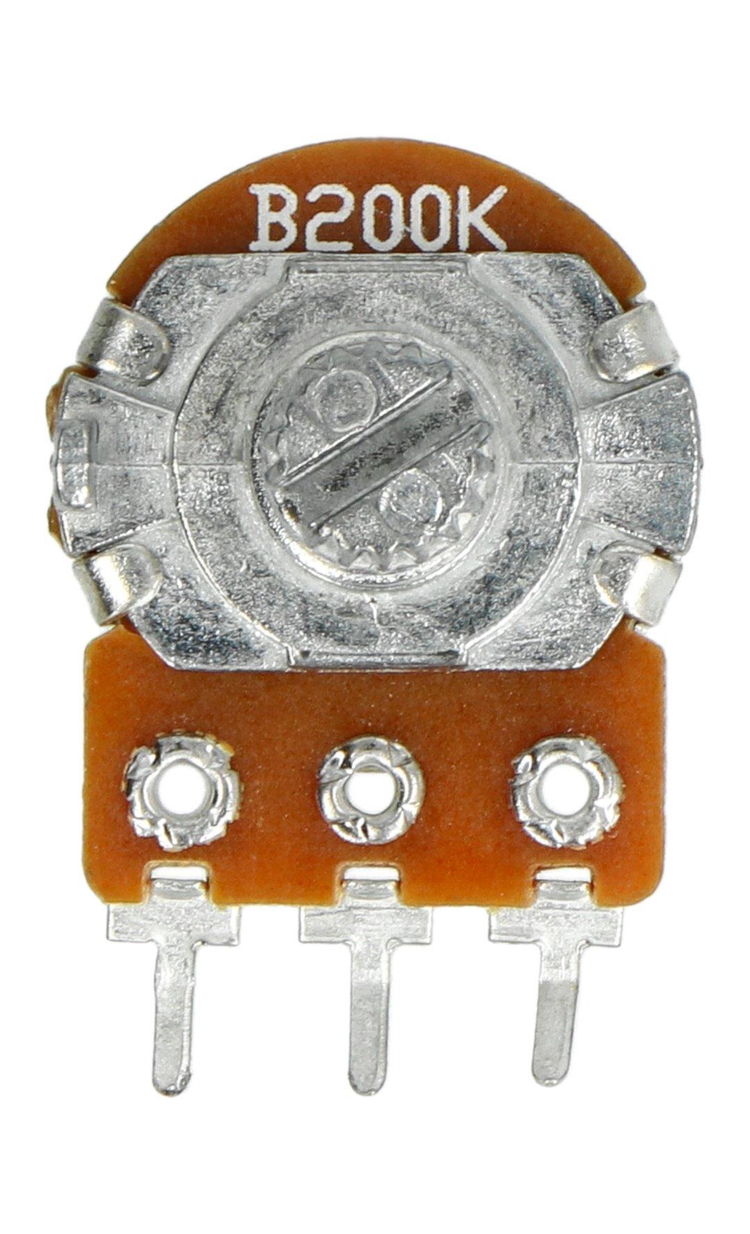 Oem Rotacinis potenciometras 200kOhm tiesinis 1/5W B200k - 5 vnt