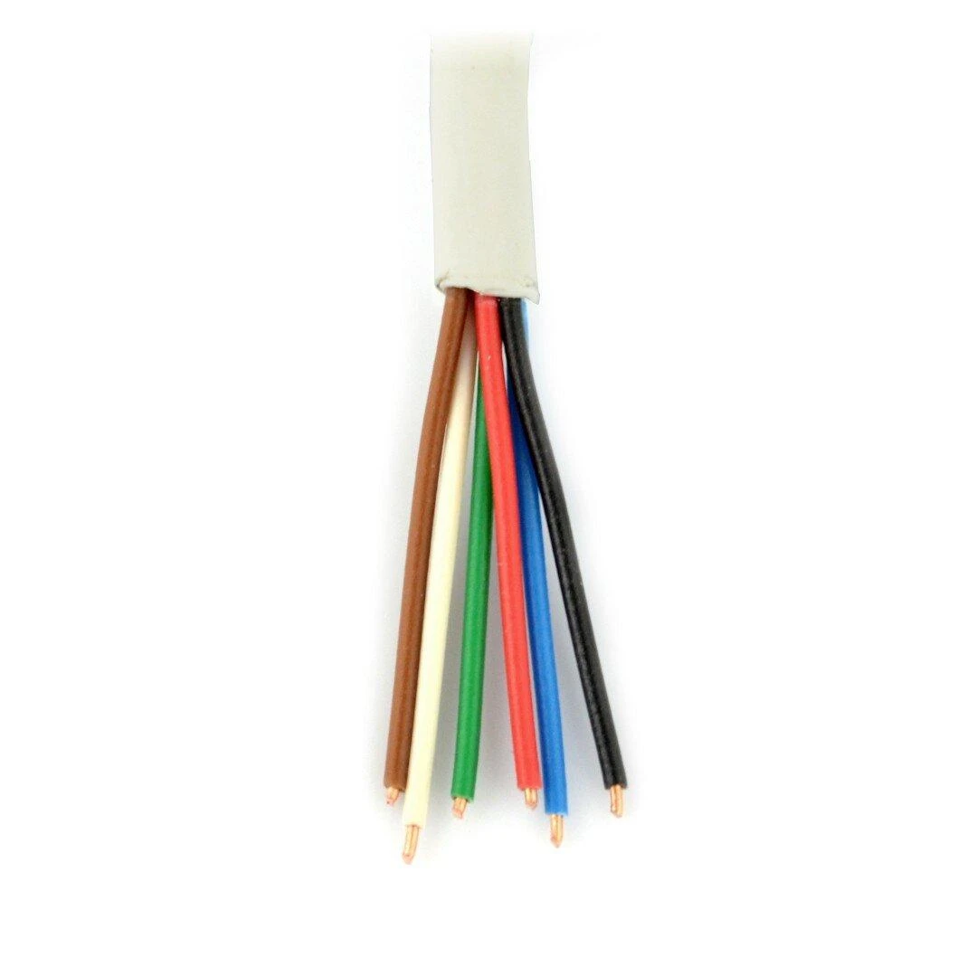 5526# Oem Signalizacijos kabelis YDTY 6-branduolių 0.5mm - baltas - 100m