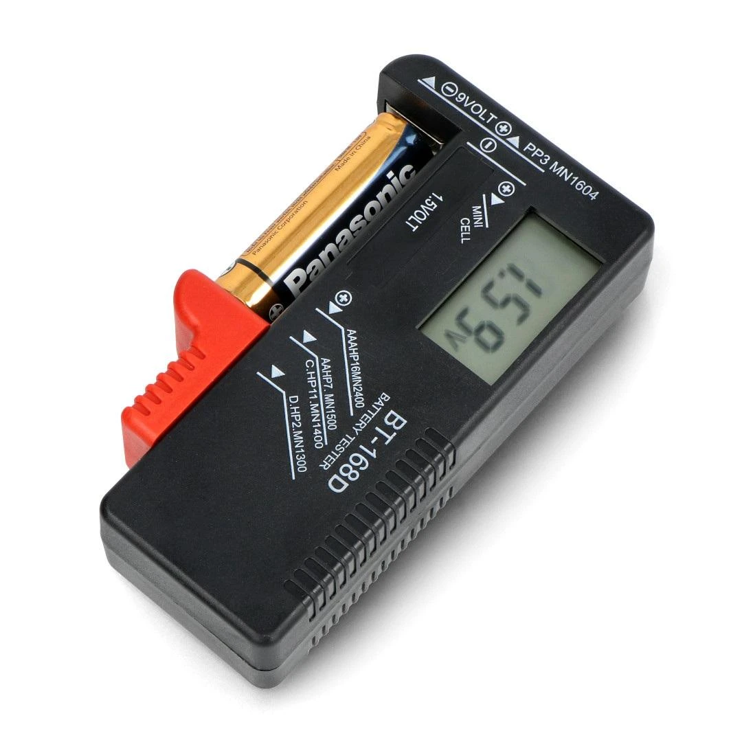 82-626# Oem AA, AAA, C, D, 9V baterijų testeris - AG372A