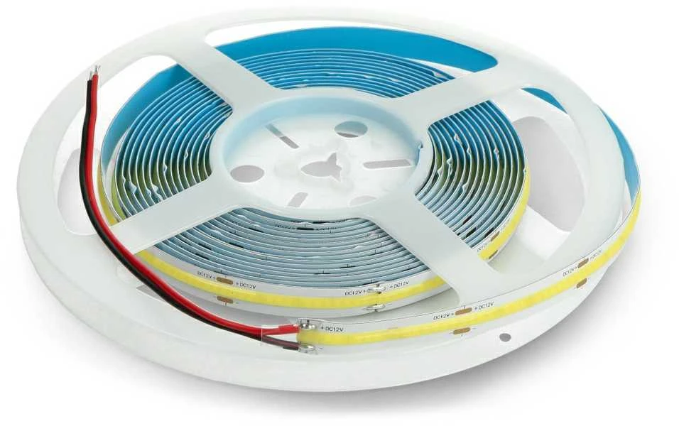 Oem SMD2835 COB LED juostelė 12V IP20 10W, 480 diodų/m, neutrali balta spalva - 5m