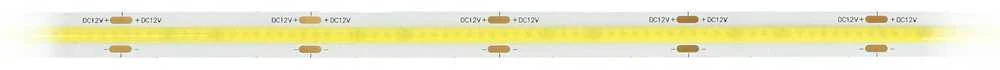 Oem SMD2835 COB LED juostelė 12V IP20 10W, 480 diodų/m, neutrali balta spalva - 5m