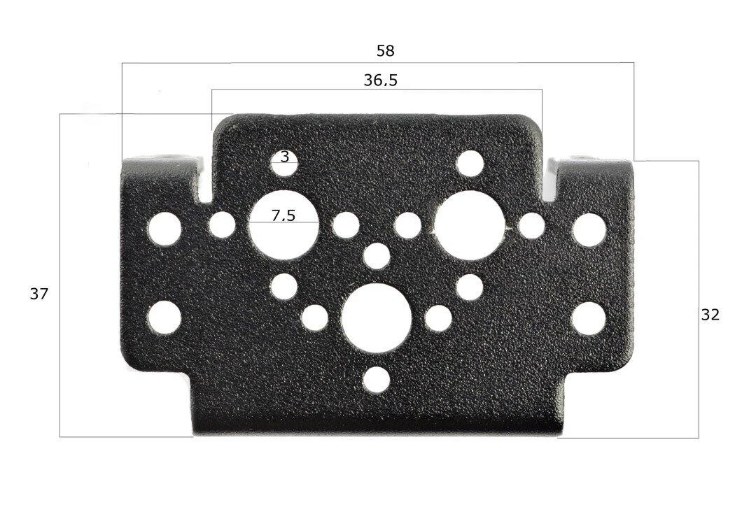 Oem Standartinis Pan/Tilt servo laikiklis