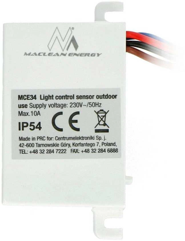 MACLEAN MCE34 Maclean MCE34 šviesos valdymo jutiklis 2300W