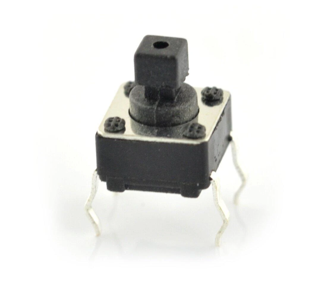 Taktinis mygtukas 6x6x7 mm THT