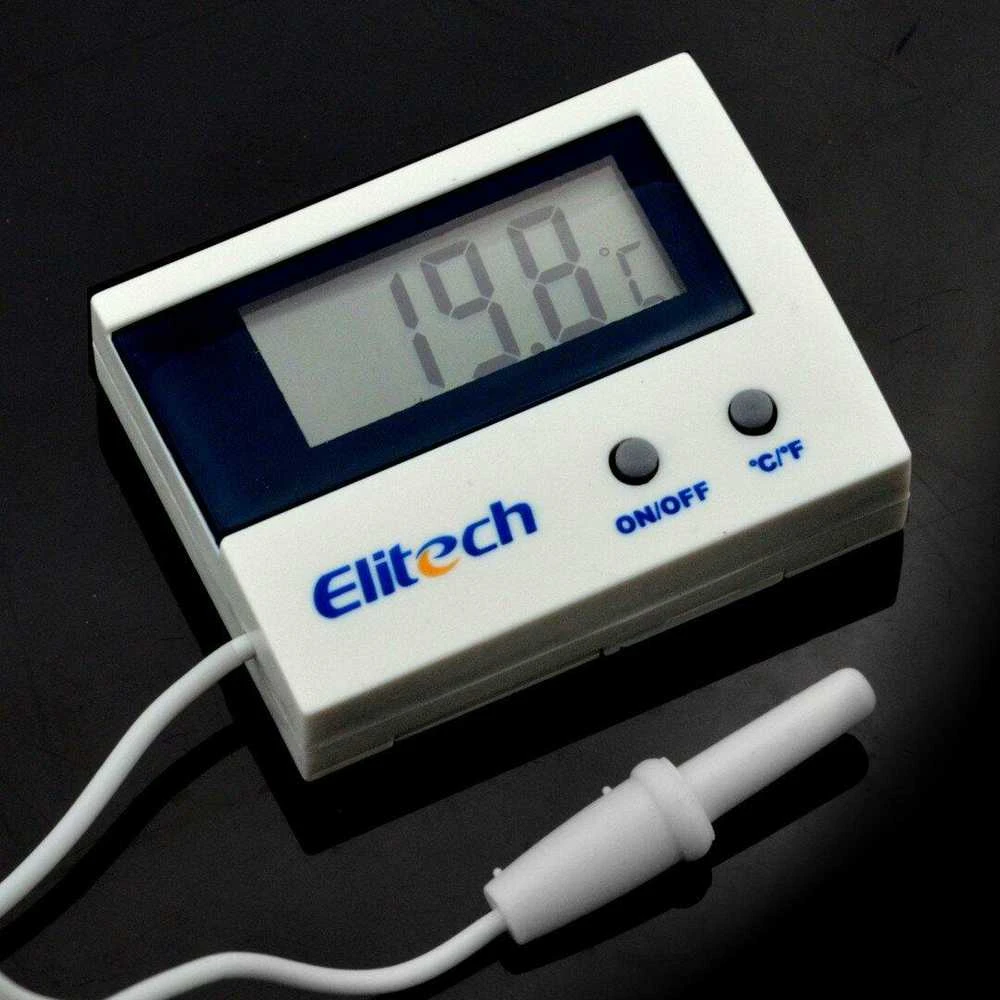 Oem Termometras su išoriniu zondu ir LCD ekranu nuo -50 °C iki 80 °C - baltas