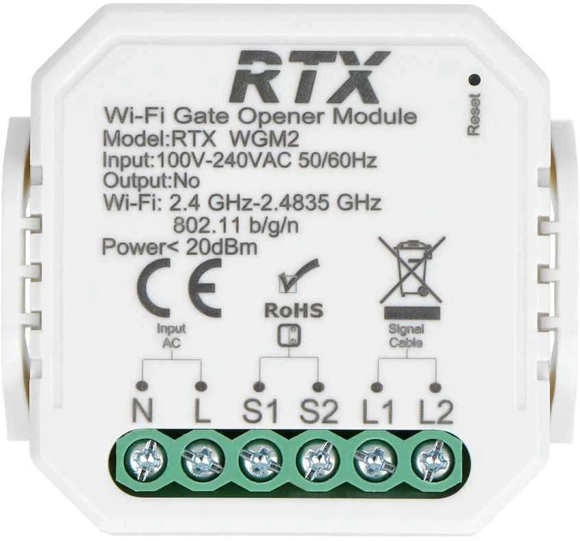 Oem Tuya RTX WGM2 WiFi vartų valdiklis