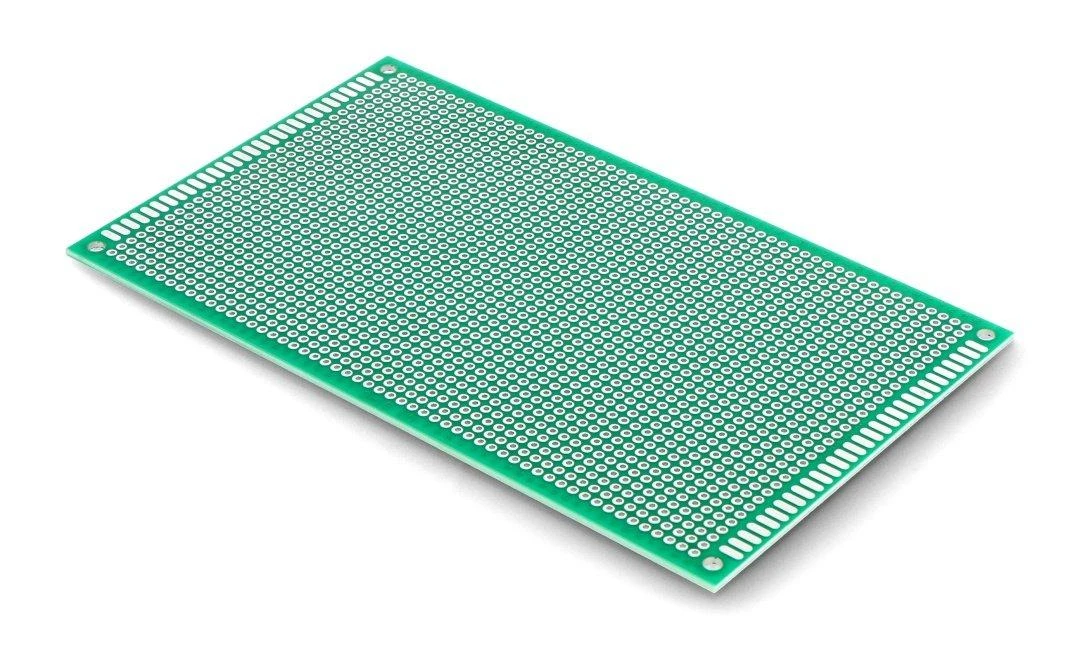 Žalia perforuota 90x150mm montažinė plokštė