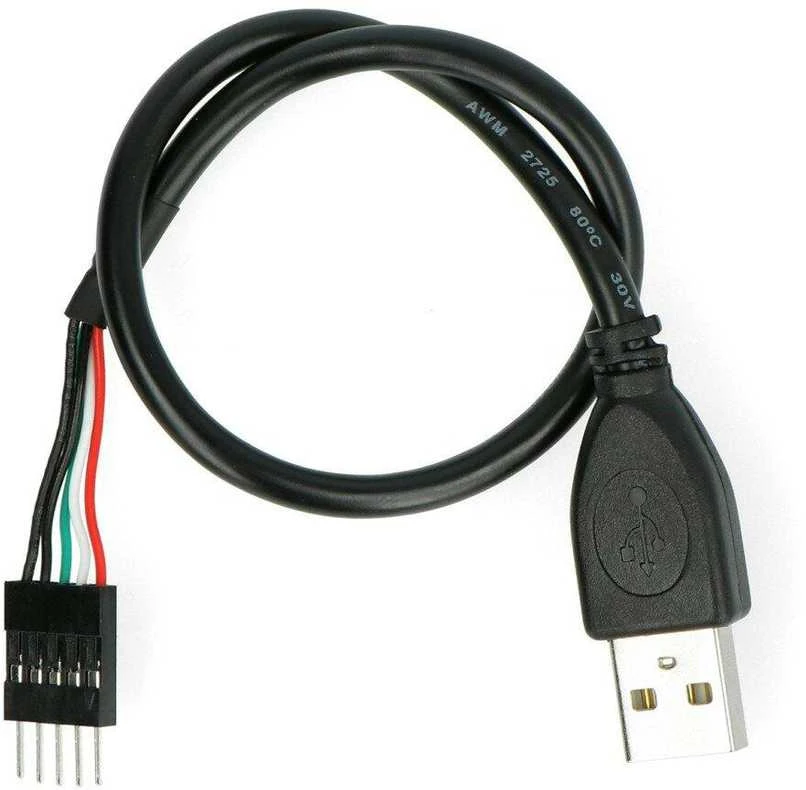 Oem USB A laidas 0.3m su kištuku 1x5