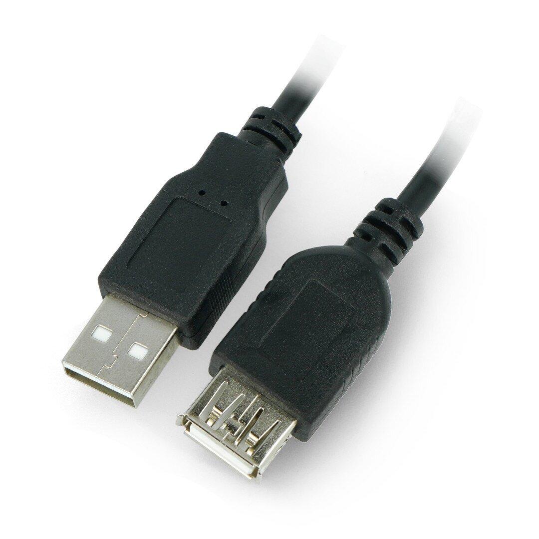 ART KABUSB2 A-A 3M AL-OEM-111 prailginimo kabelis USB 2.0 A vyriškas-A moteriškas 3 m oem