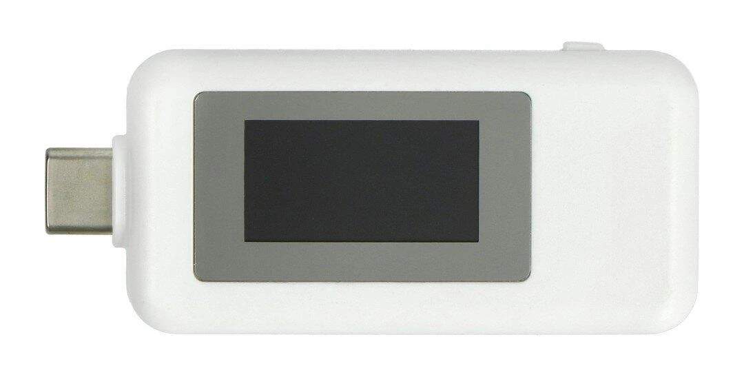 Oem USB testeris Keweisi KWS-1802C srovės ir įtampos matuoklis iš USB C prievado - baltas