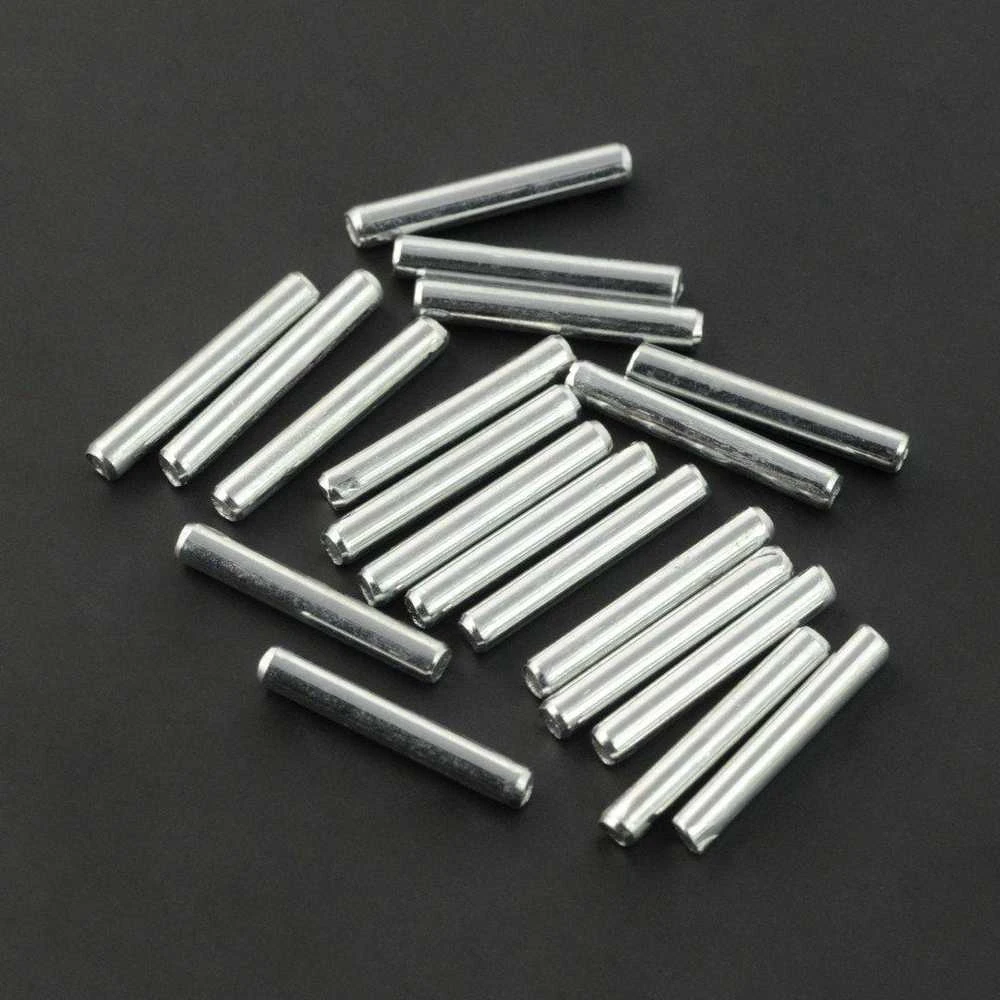 Metaliniai 3x20mm kaiščiai, 20 vienetų rinkinys